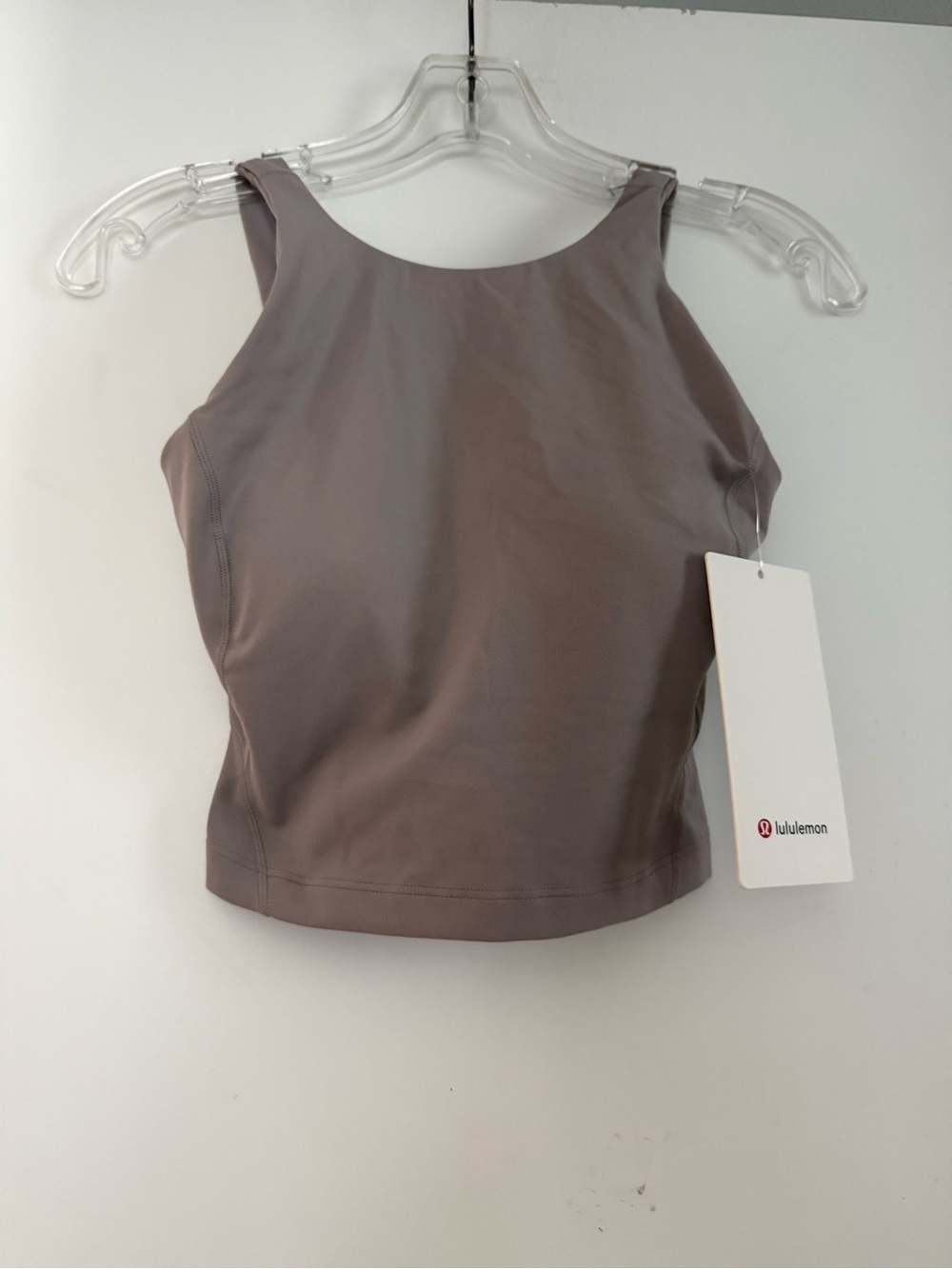 Lululemon Align High Neck Tank In Mauve Gray Size 2